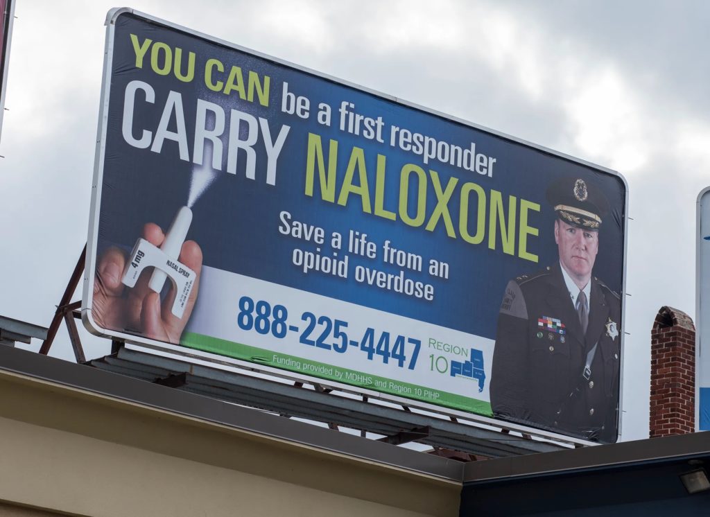 be a first responder with naloxone